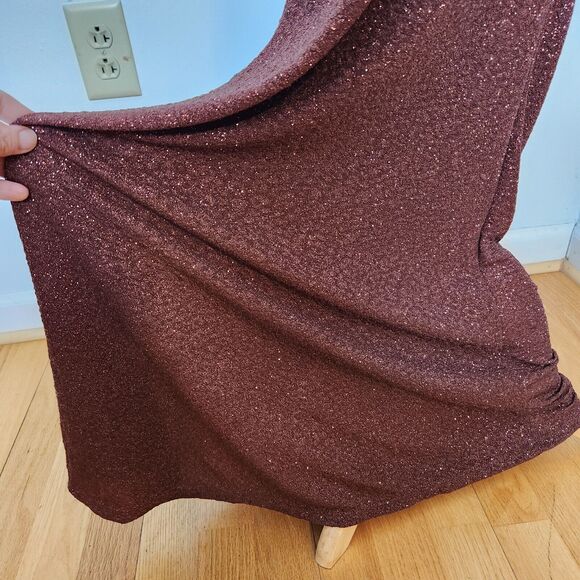 New Windsor Irene Maxi Dress Size Small Womens Sparkle Brown Mermaid For… - Picture 3 of 9
